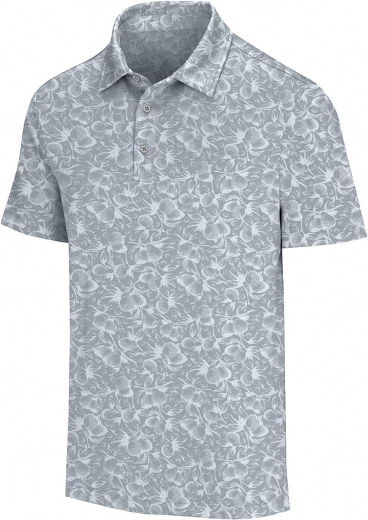 Quick Dry Golf Shirts for Men - Moisture Wicking Short-Sleeve Casual Polo Shirt